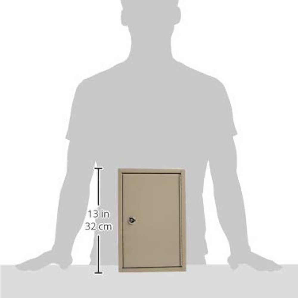 Metal Lockbox with Key - Picture 7 of 10